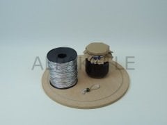 GÜMÜŞ RENK LASTİK 100m