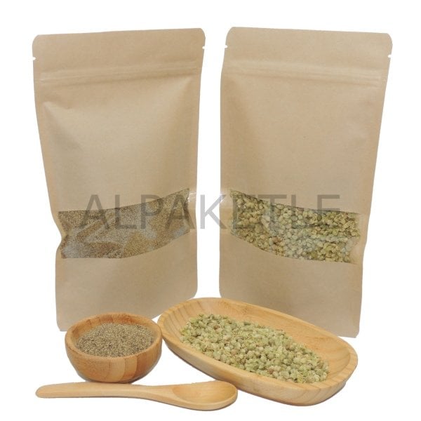 130x225 mm KRAFT PENCERELİ DOYPAK POŞET adet